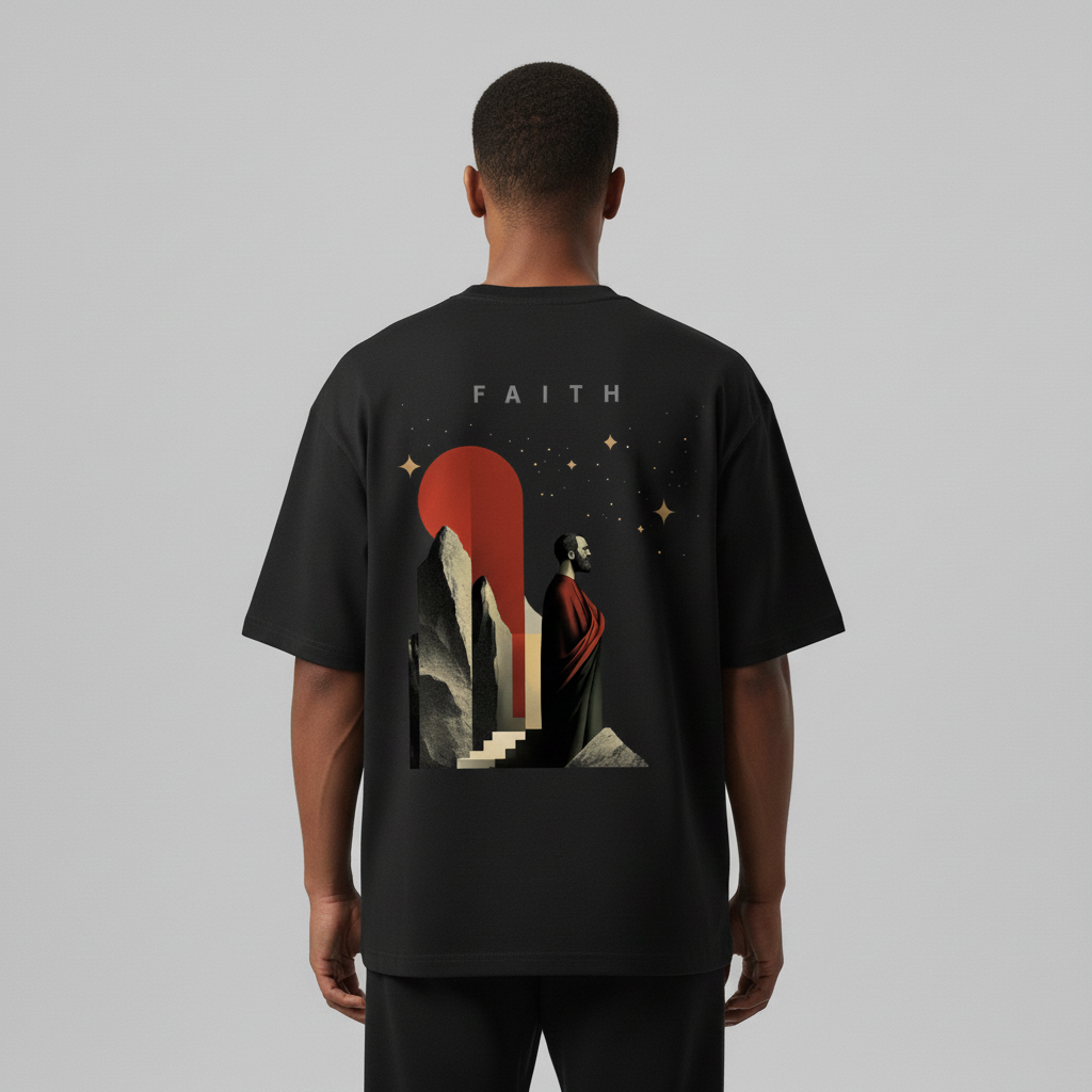 Abraham and Faith Unisex Oversized Classic T-Shirt