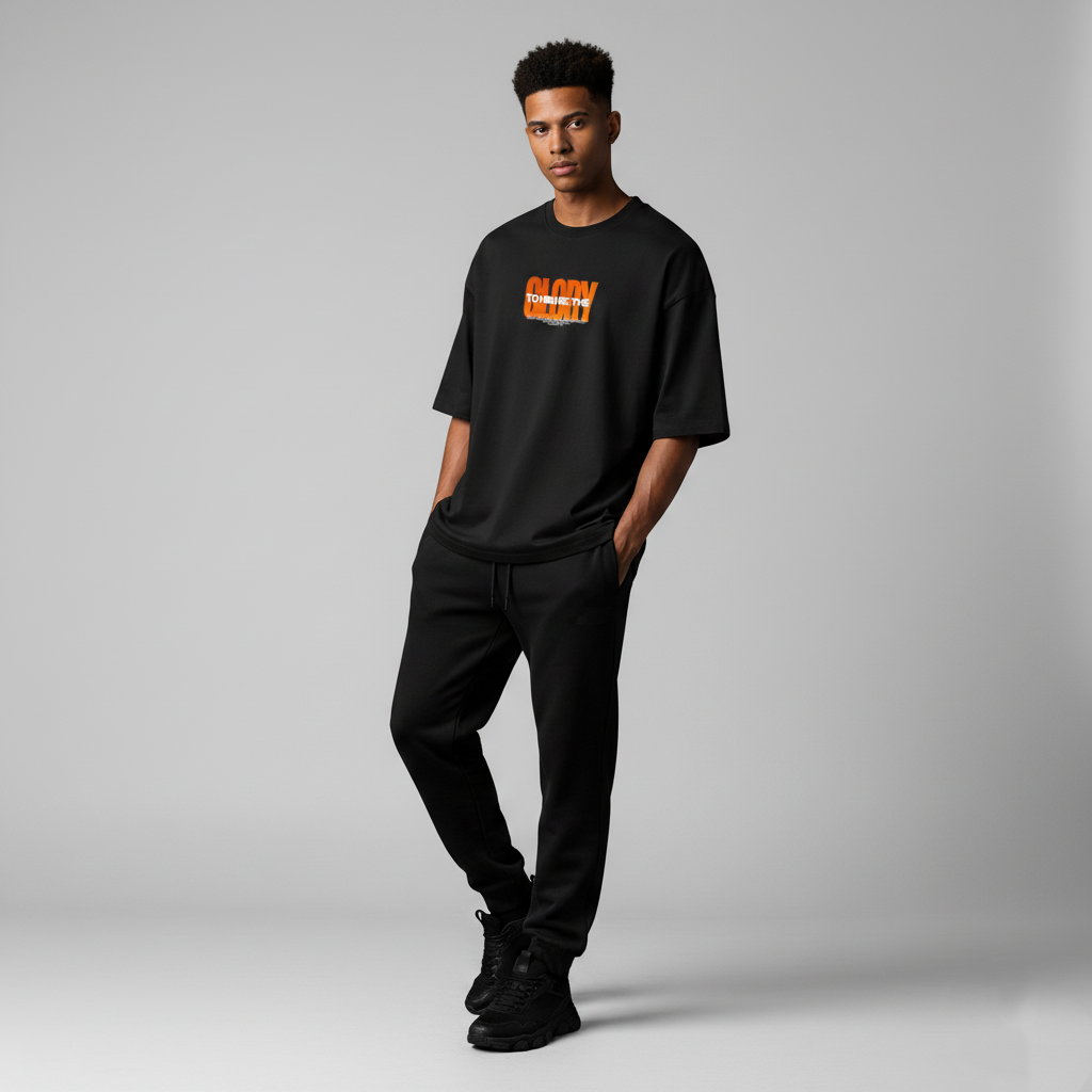 Glory To Him Be The Unisex Terry Oversized Tee