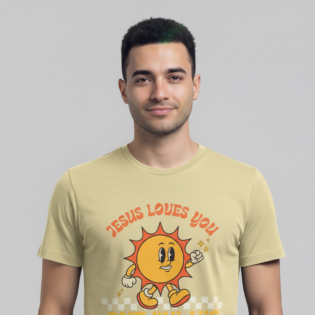 Jesus Loves You Unisex Supima T-Shirt