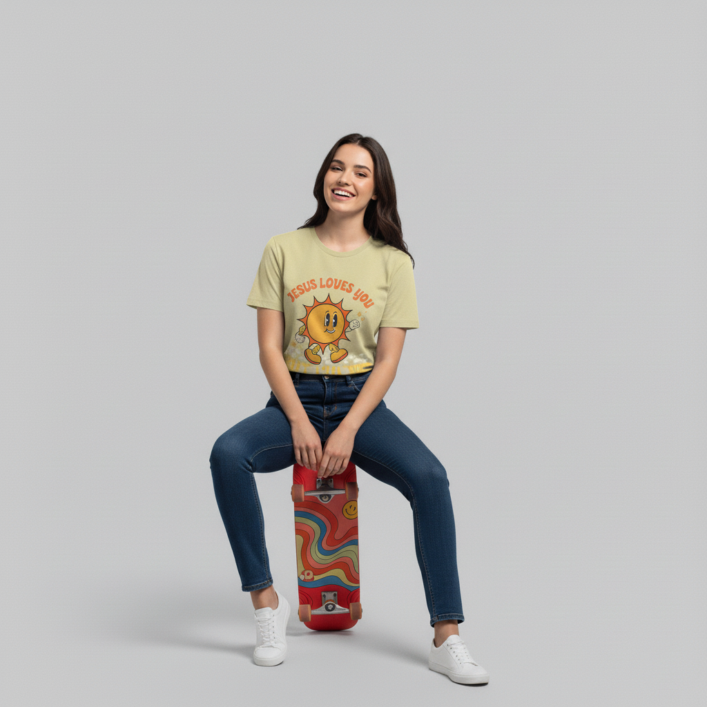 Jesus Loves You Unisex Supima T-Shirt