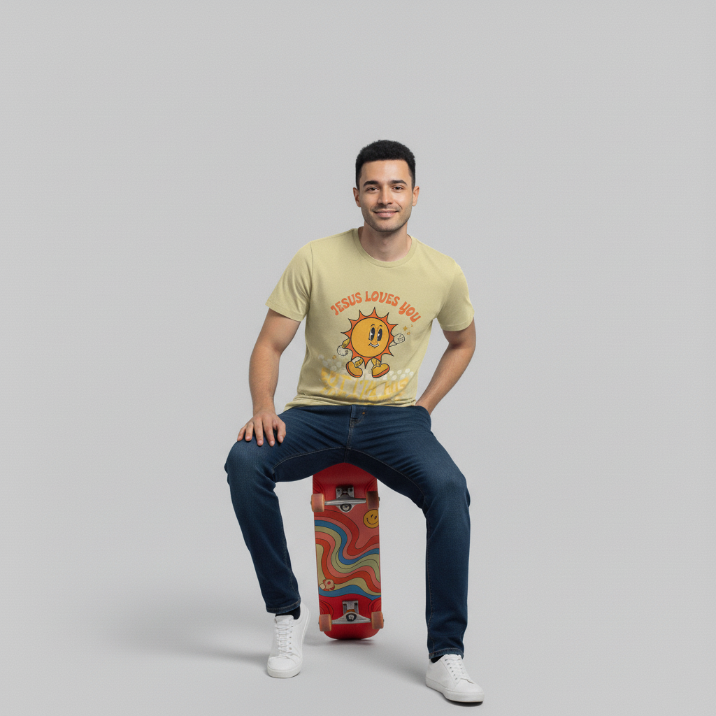 Jesus Loves You Unisex Supima T-Shirt