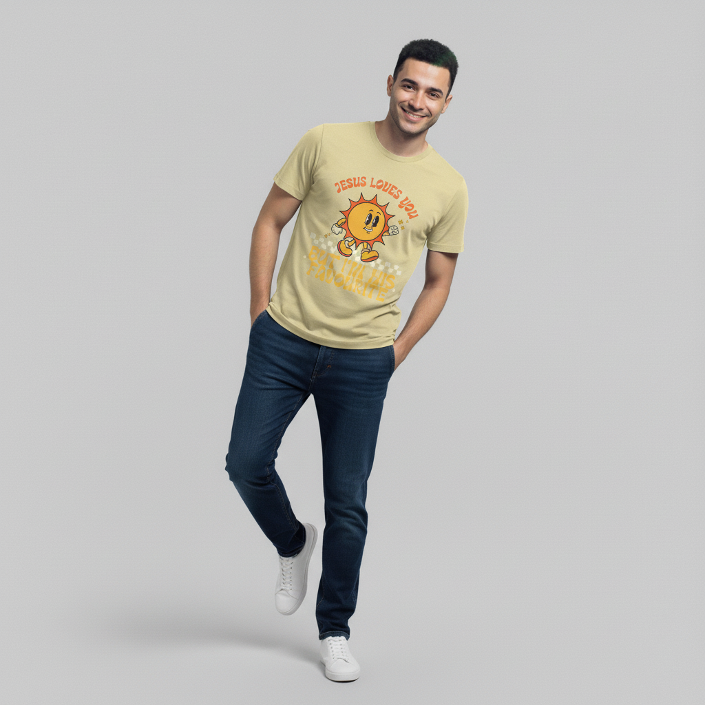 Jesus Loves You Unisex Supima T-Shirt