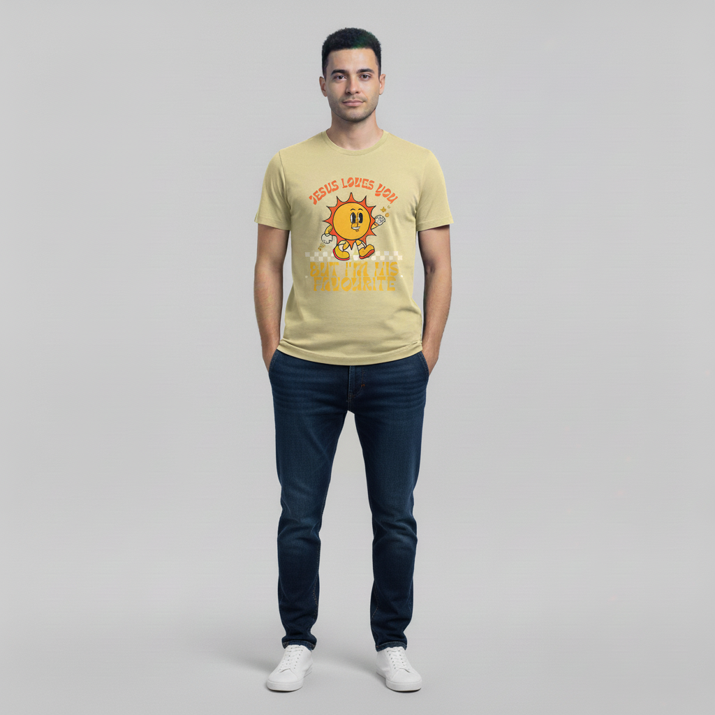 Jesus Loves You Unisex Supima T-Shirt