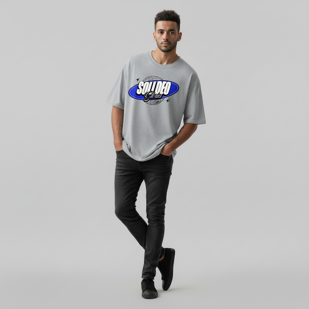 Soli Deo Gloria Unisex Oversized Classic T-Shirt