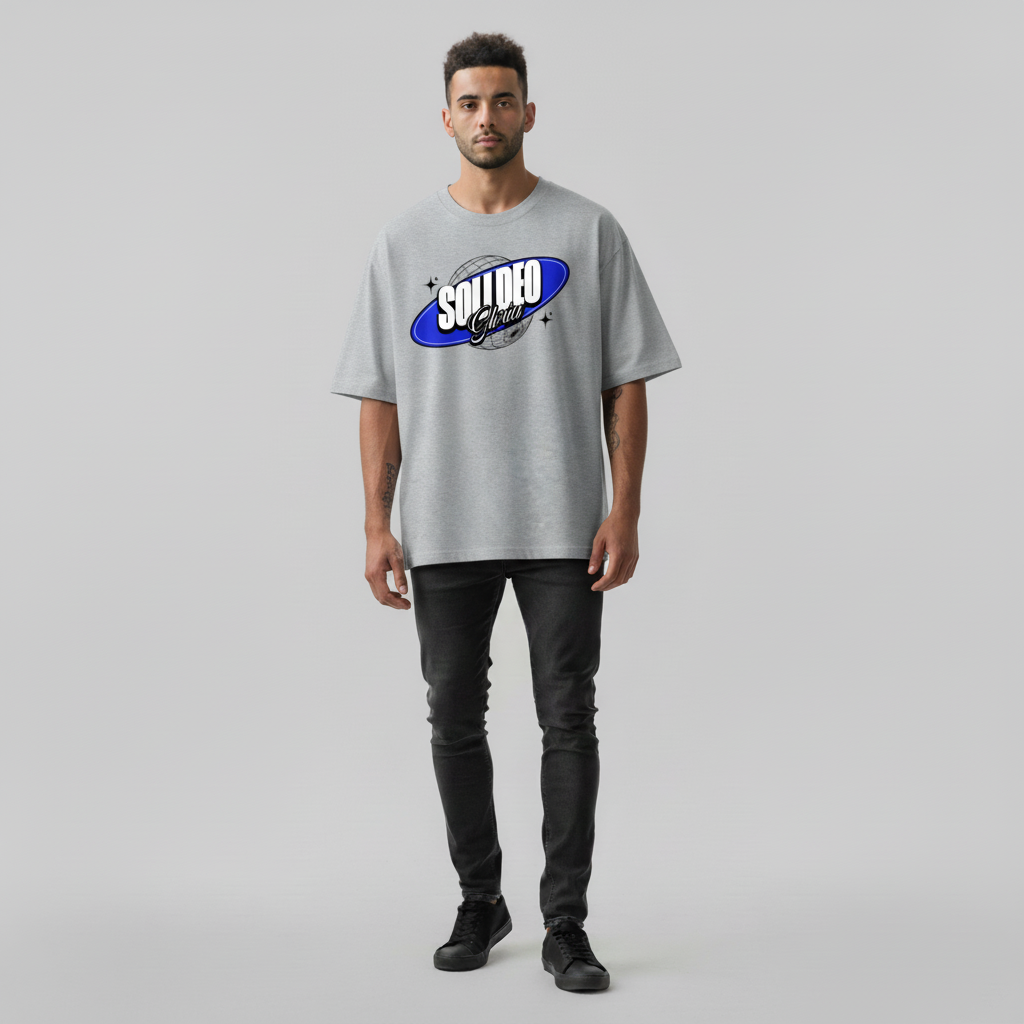 Soli Deo Gloria Unisex Oversized Classic T-Shirt