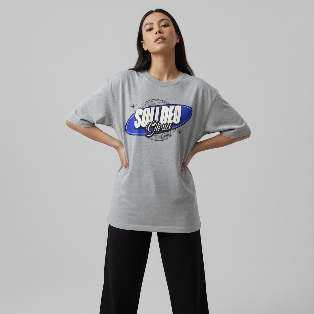 Soli Deo Gloria Unisex Oversized Classic T-Shirt