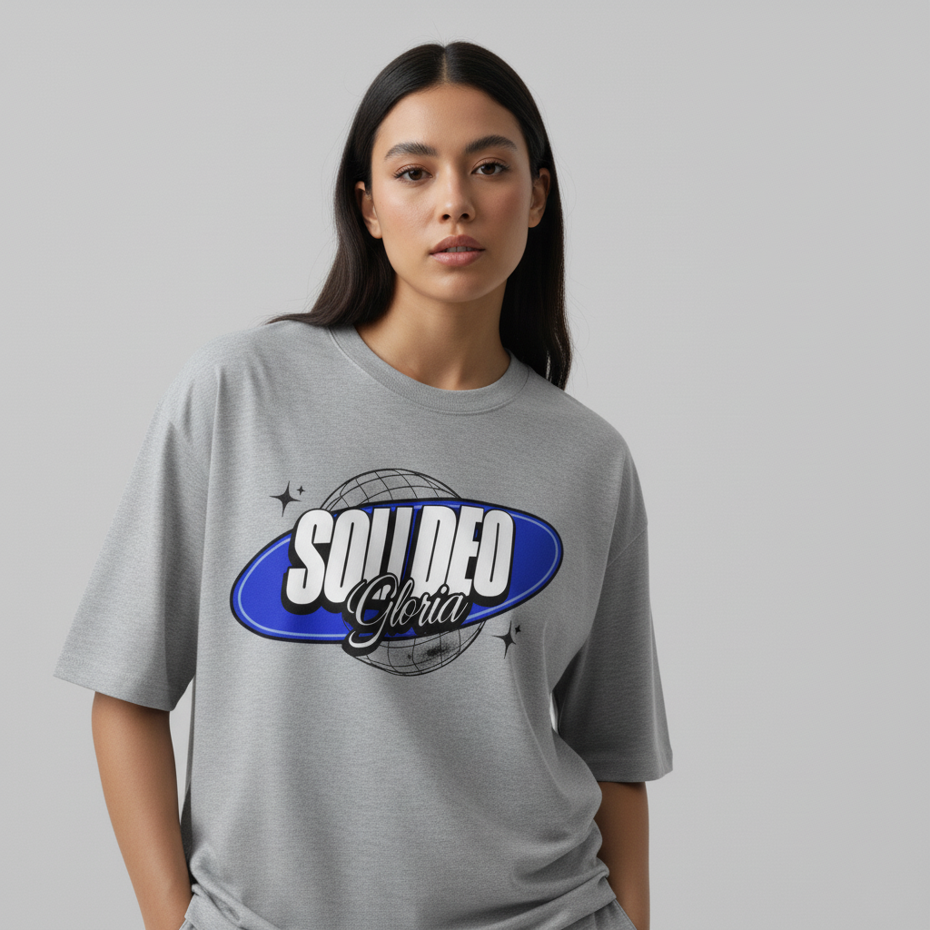 Soli Deo Gloria Unisex Oversized Classic T-Shirt