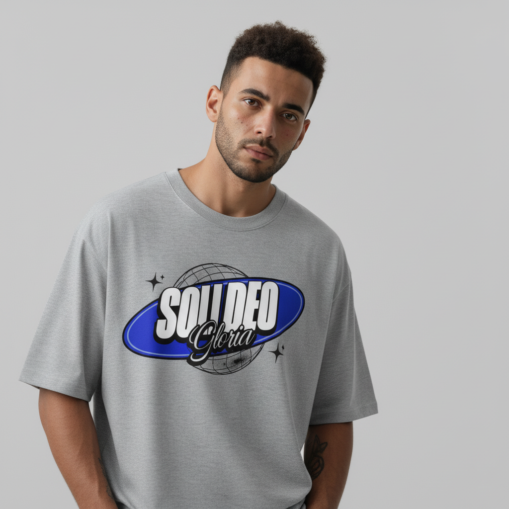 Soli Deo Gloria Unisex Oversized Classic T-Shirt